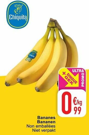 Cora Bananes bananen aanbieding