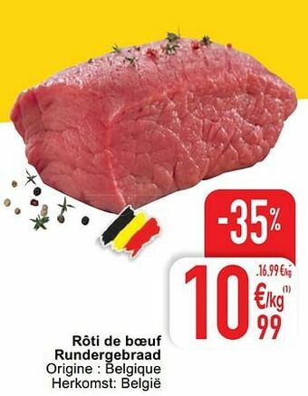 Cora Rôti de boeuf rundergebraad aanbieding