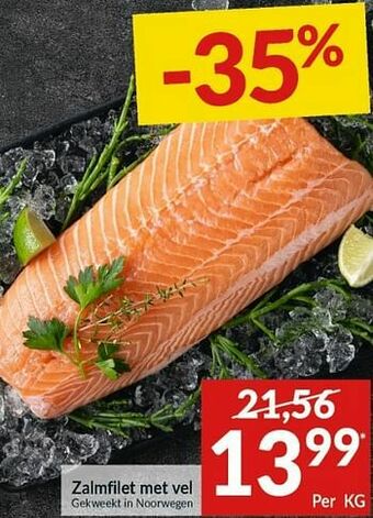 Intermarché Zalmfilet met vel aanbieding