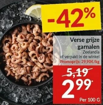Intermarché Verse grijze garnalen aanbieding