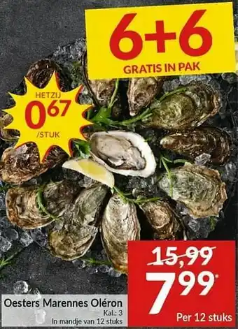 Intermarché Oesters marennes oléron aanbieding