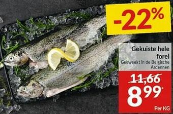 Intermarché Gekuiste hele forel aanbieding