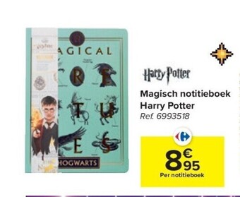 Magisch notitieboek harry potter