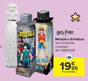 Carrefour Metalen drinkbus aanbieding