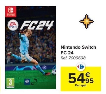 Carrefour Nintendo switch fc 24 aanbieding