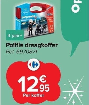 Carrefour Politie draagkoffer aanbieding