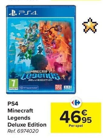 Carrefour Ps4 minecraft legends deluxe edition aanbieding