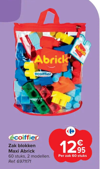 Carrefour Zak blokken Maxi Abrick aanbieding