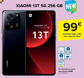Carrefour Xiaomi 13t 5g 256 gb aanbieding