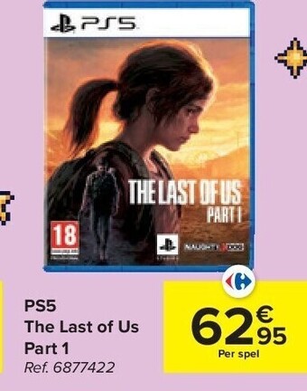 Carrefour Ps5 the last of us part 1 aanbieding