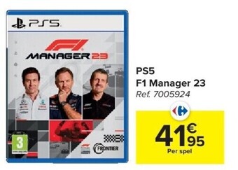 Carrefour Ps5 f1 manager 23 aanbieding