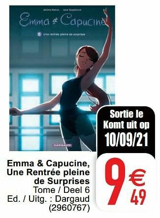 Cora Emma + capucine, une rentrée pleine de surprises aanbieding