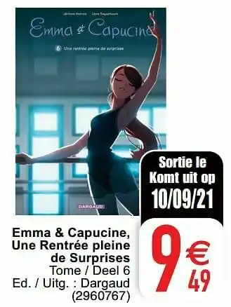 Cora Emma + capucine une rentrée pleine de surprises aanbieding