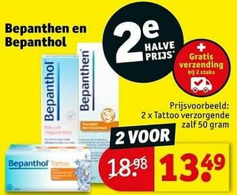 Kruidvat Tattoo verzorgende zalf aanbieding