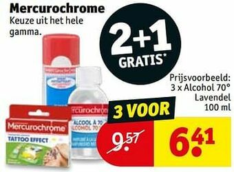 Kruidvat Alcohol 70° lavendel aanbieding