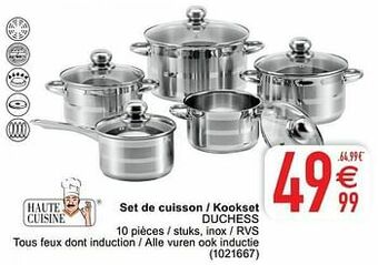 Cora Set de cuisson - kookset duchess aanbieding