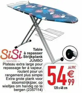 Cora Table à repasser strijkplank jumbo aanbieding