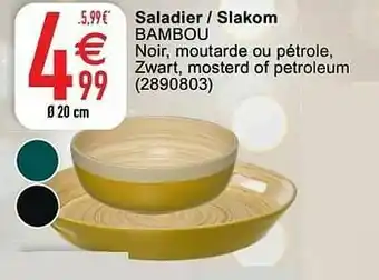 Cora Saladier - slakom bambou aanbieding