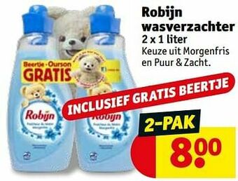 Kruidvat Robijn wasverzachter aanbieding