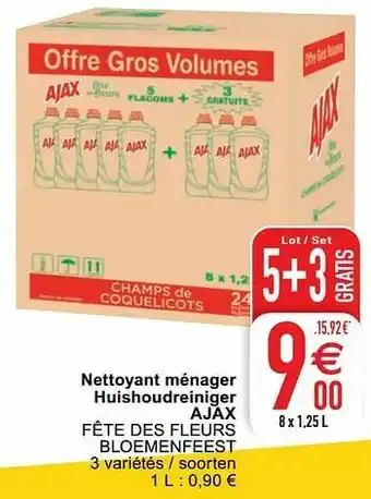 Nettoyant ménager huishoudreiniger ajax