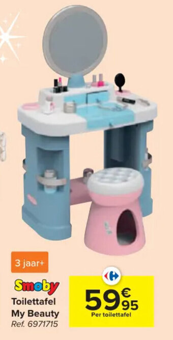 Carrefour Toilettafel My Beauty aanbieding