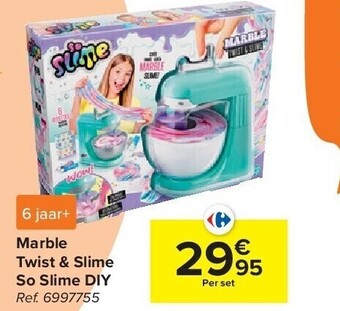 Carrefour Marble Twist & Slime So Slime DIY aanbieding