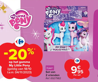 Carrefour Set van 2 vrienden aanbieding