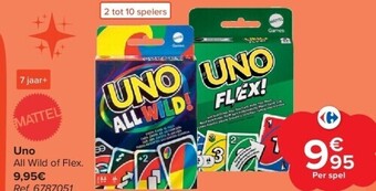 Carrefour Uno All Wild of Flex. aanbieding