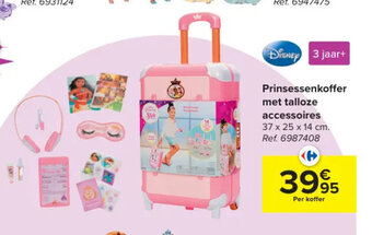 Carrefour Prinsessenkoffer met talloze accessoires aanbieding