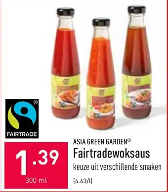 ALDI Asia green garden Fairtradewoksaus 300ml aanbieding