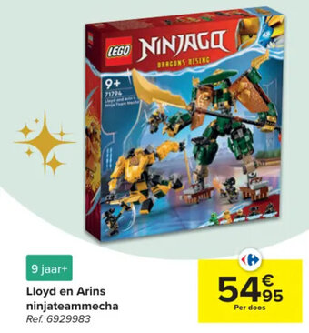 Lloyd en Arins ninjateammecha