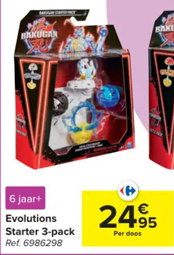 Carrefour Evolutions Starter 3-pack aanbieding
