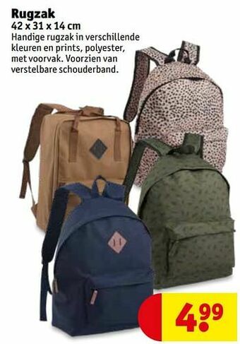 Kruidvat Rugzak aanbieding