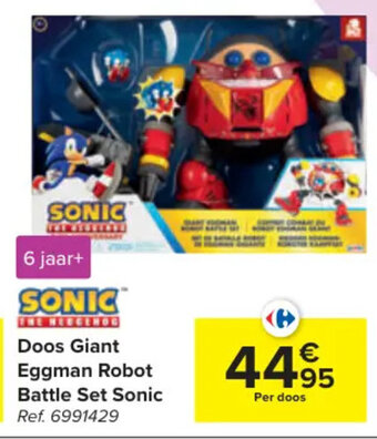 Doos Giant Eggman Robot Battle Set Sonic