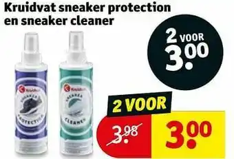 Kruidvat Kruidvat sneaker protection en sneaker cleaner aanbieding