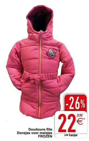 Cora Doudoune fille donsjas voor meisjes frozen aanbieding