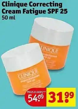 Clinique correcting cream fatigue spf 25