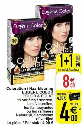 Cora Coloration - haarkleuring eugene color aanbieding
