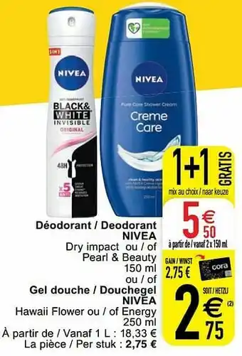 Cora Déodorant - deodorant nivea aanbieding