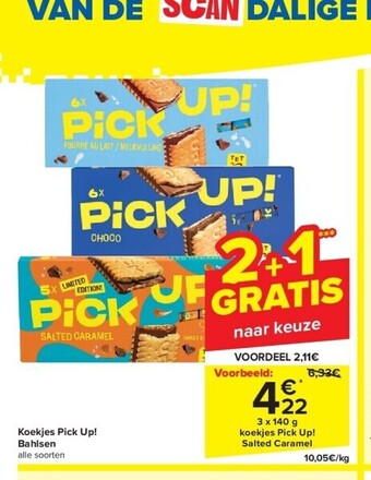 Carrefour Koekjes pick up! bahlsen aanbieding