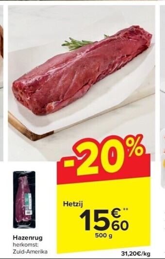 Carrefour Hazenrug aanbieding