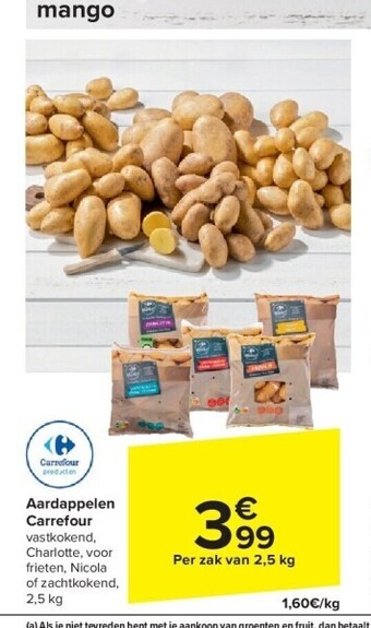 Carrefour Aardappelen carrefour aanbieding