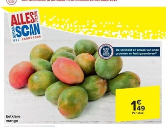 Carrefour Eetklare mango aanbieding
