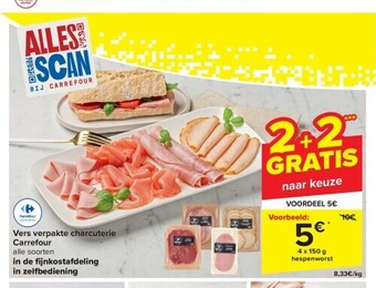 Carrefour Vers verpakte charcuterie carrefour aanbieding