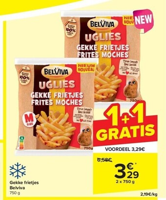 Carrefour Gekke frietjes belviva aanbieding