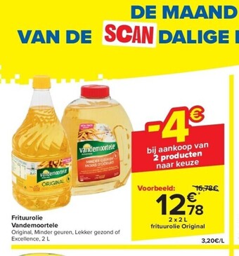 Carrefour Frituurolie vandemoortele aanbieding
