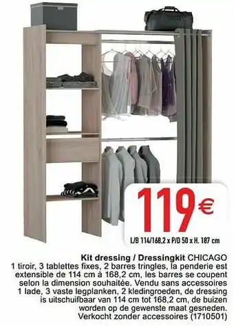 Cora Kit dressing - dressingkit chicago aanbieding