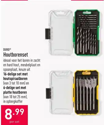 Duro Houtborenset