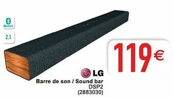 Cora Lg barre de son - sound bar dsp2 aanbieding