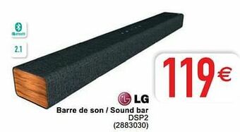 Cora Lg barre de son - sound bar dsp2 aanbieding